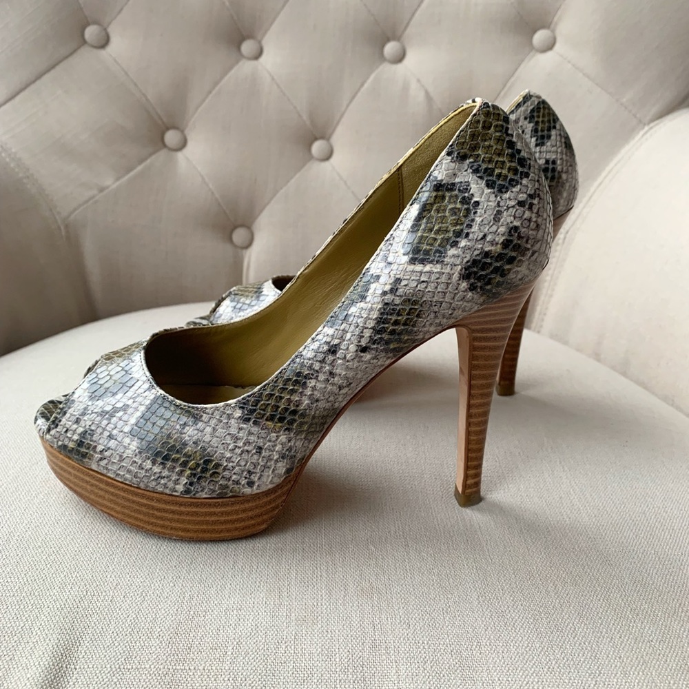 Cole Haan Nike Air Mariela Platform Open Toe Heels